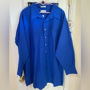 Like new men’s long sleeve dress shirt blue